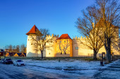 Starý hrad v Kezmaroku, Slovensko, malé město v regionu Spis, řeka Poprad