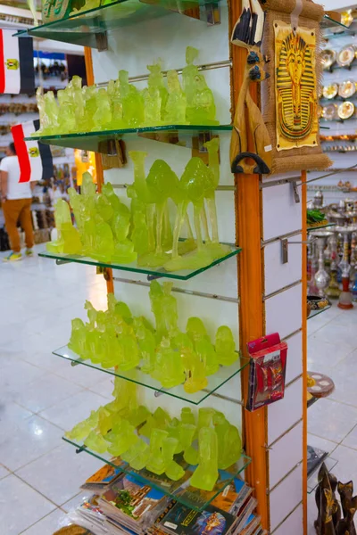 Sharm Sheikh Egypt February 2020 Local Gift Shop Egyptian Souvenir — Zdjęcie stockowe