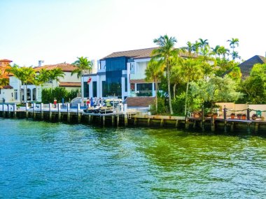 Lüks malikanede Fort Lauderdale küçük Venedik bilinen özel bölümü