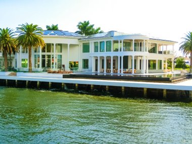 Lüks malikanede Fort Lauderdale küçük Venedik bilinen özel bölümü