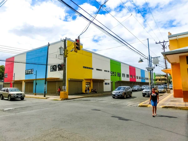 Puerto Limon Costa Rica Dezembro 2019 Uma Rua Típica Porto — Fotografia de Stock