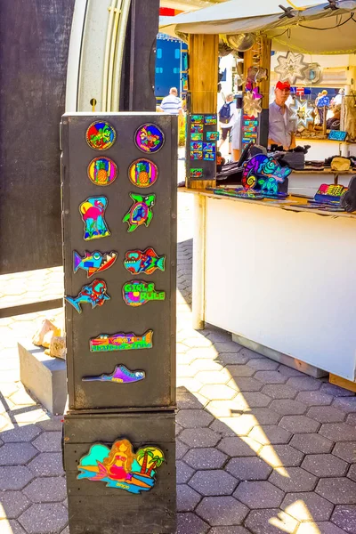 Willemstad Curacao Netherlands December 2019 Shopping Kiosk Port Gifts Souvenirs — Stockfoto