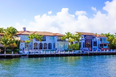 Lüks malikanede Fort Lauderdale küçük Venedik bilinen özel bölümü