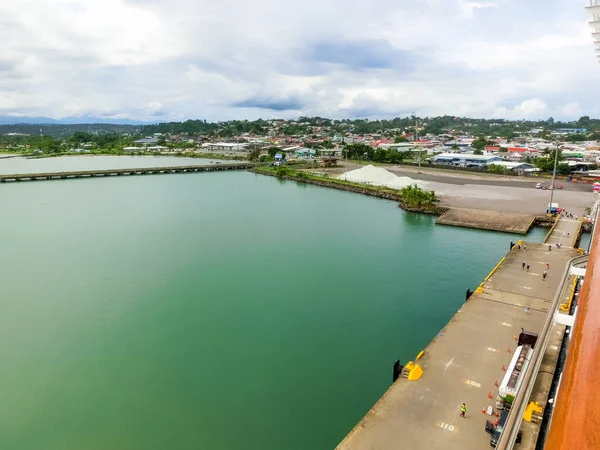 Port Limon Porto Costa Rica Mar Céu Azul — Fotografia de Stock