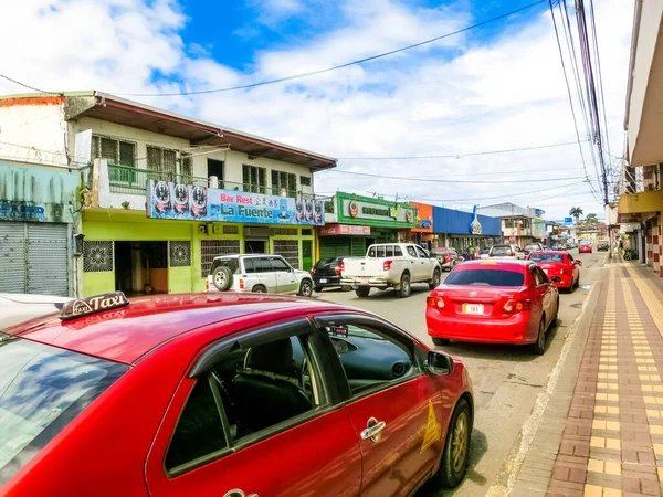 Puerto Limon Costa Rica Dicembre 2019 Una Tipica Strada Nel — Foto Stock