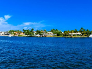 Lüks malikanede Fort Lauderdale küçük Venedik bilinen özel bölümü