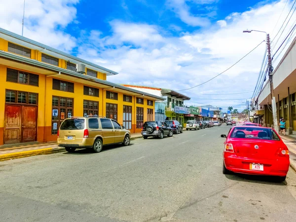 Puerto Limon Kostaryka Grudnia 2019 Typowa Ulica Porcie Rejsowym Puerto — Zdjęcie stockowe