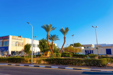 Sharm El Sheikh, Mısır - 17 Şubat 2020: Mısır 'daki Sharm El Sheikh' deki Eski Pazar