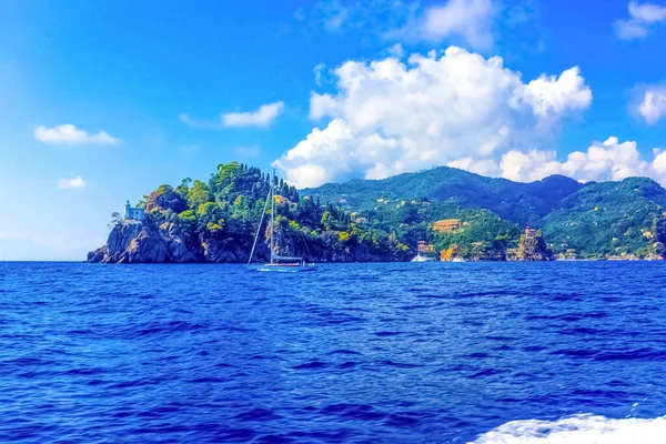 リグーリアのイタリア ポルトフィーノの海の景色 — ストック写真