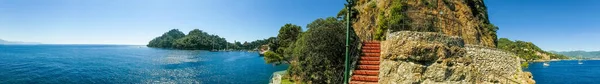 Hermosa Bahía Portofino Liguria Italia — Foto de Stock