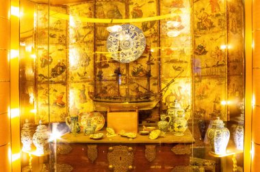 Fort Lauderdale - 9 Aralık 2019 Hollanda Amerikan yolcu gemisi Eurodam 'ın parçası Fort Lauderdale, Florida' daki Everglades limanında