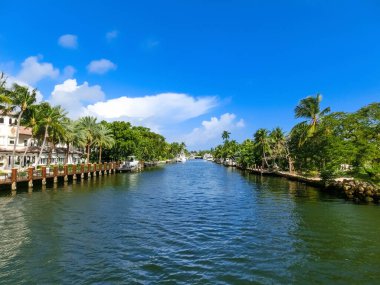 Lüks malikanede Fort Lauderdale küçük Venedik bilinen özel bölümü