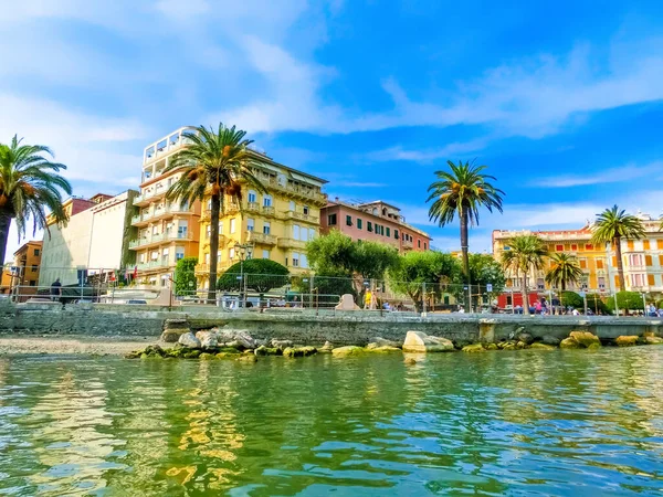 Rapallo Olaszország 2019 Szeptember Épület Homlokzata Rapallo Olaszország Liguria — Stock Fotó