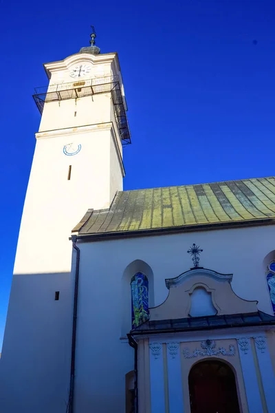 Antiga Igreja Eslovaca Cidade Spisska Sobota Poprad — Fotografia de Stock