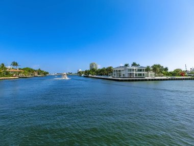 Lüks malikanede Fort Lauderdale küçük Venedik bilinen özel bölümü