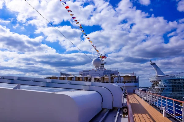 Форт Лодердейл Грудня 2019 Вид Круїзного Корабля Терміналу Порт Еверґлейдс — стокове фото