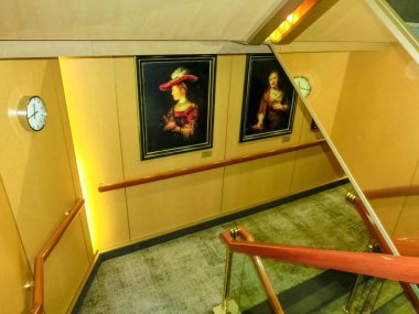 Fort Lauderdale - 9 Aralık 2019 Hollanda Amerikan yolcu gemisi Eurodam 'ın parçası Fort Lauderdale, Florida' daki Everglades limanında