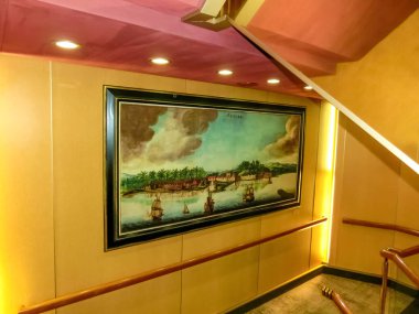 Fort Lauderdale - 9 Aralık 2019 Hollanda Amerikan yolcu gemisi Eurodam 'ın parçası Fort Lauderdale, Florida' daki Everglades limanında