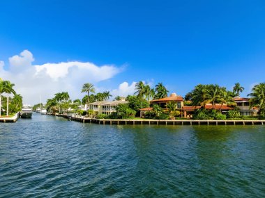 Lüks malikanede Fort Lauderdale küçük Venedik bilinen özel bölümü