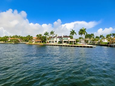 Lüks malikanede Fort Lauderdale küçük Venedik bilinen özel bölümü