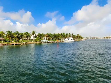 Fort Lauderdale, Florida 'da yat ve yat limanı.
