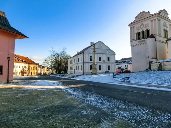 Starożytne Słowackie Miasto Spisska Sobota Popradzie — Zdjęcie stockowe