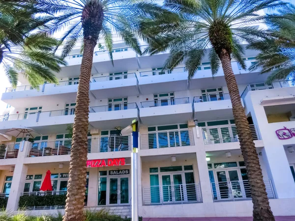 Miami États Unis Novembre 2019 Vue Hôtel Depuis Route Par — Photo