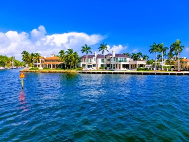 Lüks malikanede Fort Lauderdale küçük Venedik bilinen özel bölümü