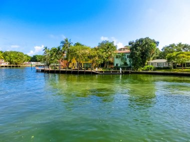 Lüks malikanede Fort Lauderdale küçük Venedik bilinen özel bölümü