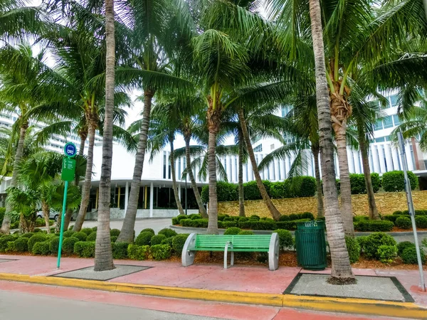 Miami Beach Florida Med Lyxiga Lägenheter Nära Stranden — Stockfoto