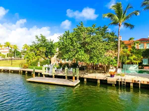 Villa Lusso Una Zona Esclusiva Fort Lauderdale Conosciuta Come Piccola — Foto Stock