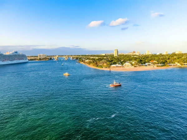 Paysage Urbain Fort Lauderdale Floride Montrant Plage Les Condominiums — Photo