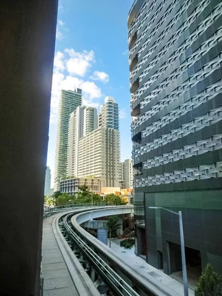 Miami Eua Novembro 2019 Vista Paisagem Urbana Centro Miami Com — Fotografia de Stock