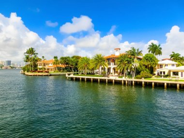 Lüks malikanede Fort Lauderdale küçük Venedik bilinen özel bölümü