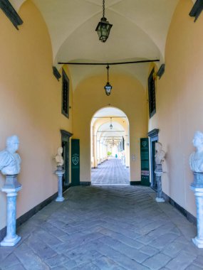 Cenova, Liguria, İtalya - 11 Eylül 2019: Villa del Principe ve İtalya 'daki Cenova Bahçeleri