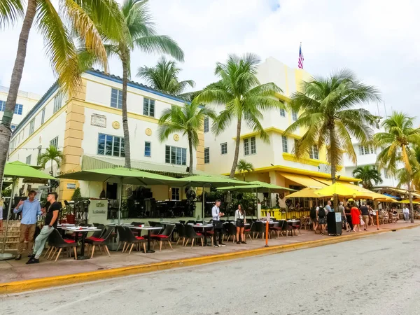 Miami Ηνωμένες Πολιτείες Της Αμερικής Νοεμβρίου 2019 Ξενοδοχείο Και Καφέ — Φωτογραφία Αρχείου