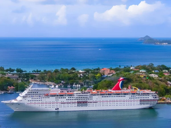 Saint Lucia Saint Lucia Mei 2016 Het Cruiseschip Carnaval Fascinatie — Stockfoto