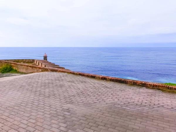 Старое Кладбище Сан Хуане Пуэрто Рико Небо — стоковое фото