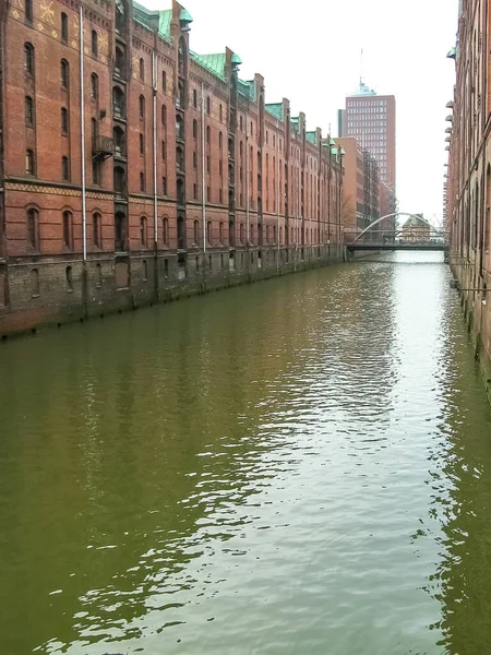 Depo Speicherstadt Almanya Hamburg Eyaletinde Yer Alan Bir Şehirdir Hamburg — Stok fotoğraf