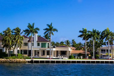 Lüks malikanede Fort Lauderdale küçük Venedik bilinen özel bölümü