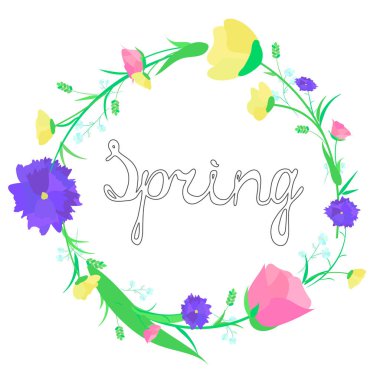 çelenk çiçek yazıt bahar