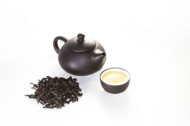 Ceramic teapot of Chakhu, cha hu clipart