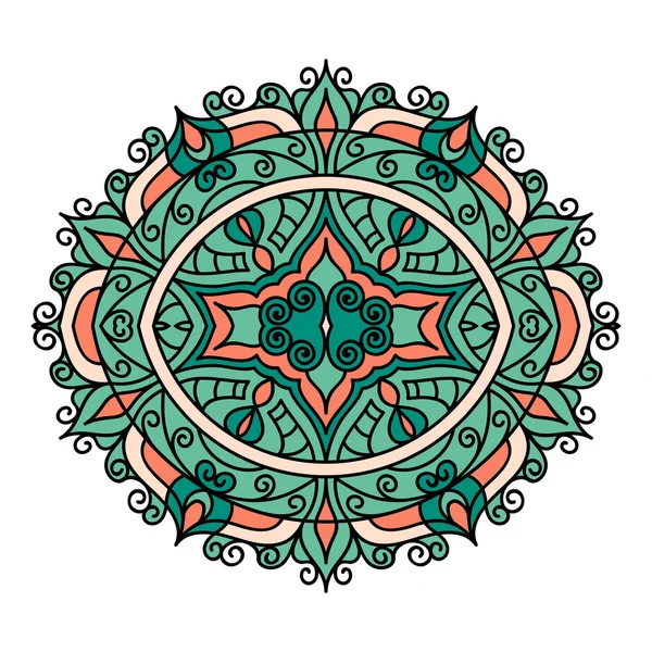 Mandala. Plantilla ornamento — Archivo Imágenes Vectoriales