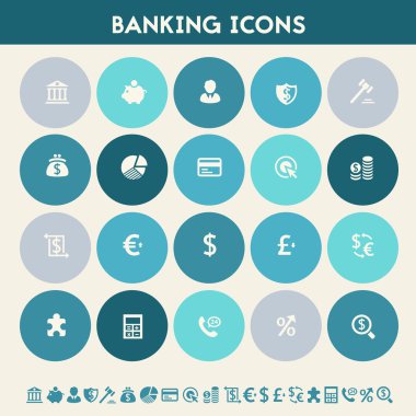 Bankacılık simgeleri ayarlandı
