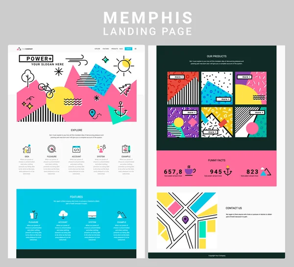 bir sayfa web sitesi tasarımı