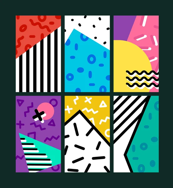 Geometrik tasarım arka planlar pack