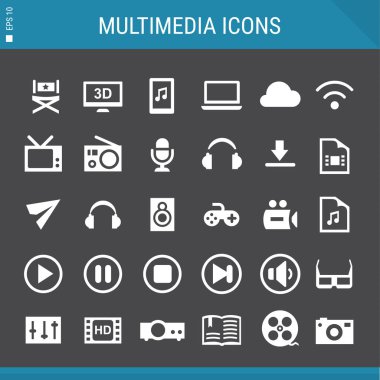 Multimedya Icon set