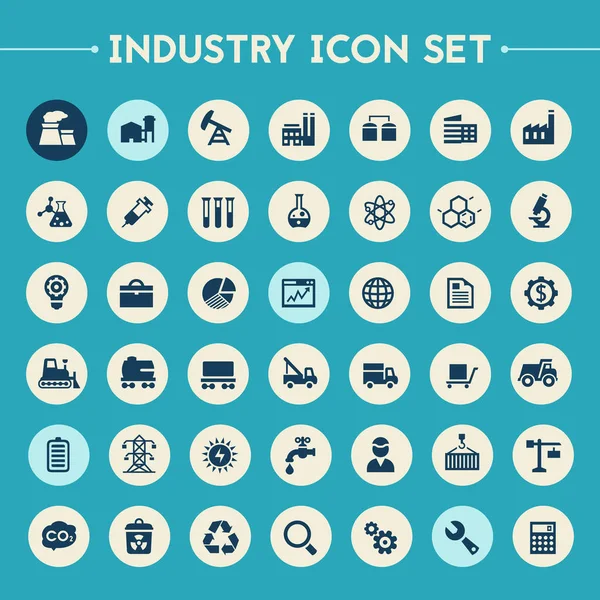 Büyük sanayi Icons set