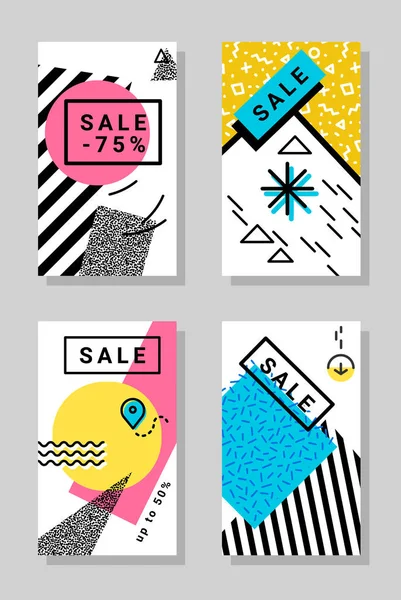 Neo Memphis tarzı arka planlar pack