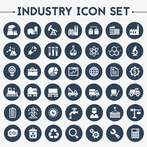 Büyük sanayi Icons set